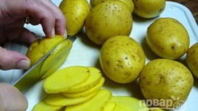 фарш, картошка и сыр в духовке