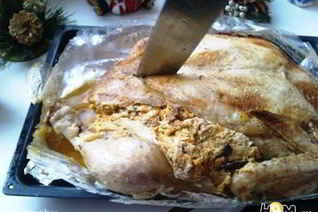 Фаршированная курица