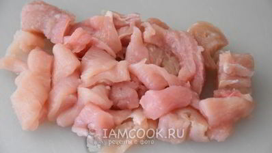 филе индейки с овощами