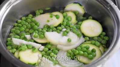 филе индейки с овощами