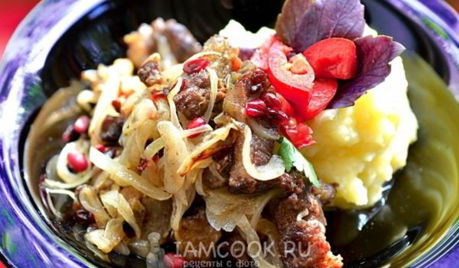Рецепт говядины с луком и барбарисом