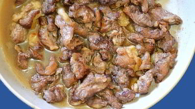 говядина с луком и барбарисом