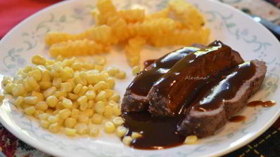 говядина с молотым перцем