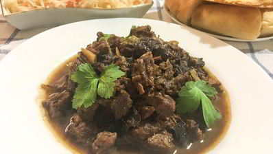 говядина тушеная с черносливом