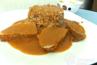 Говядина, тушеная в квасе