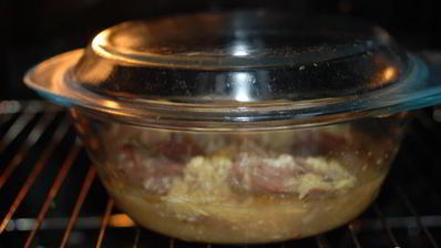 говядина в имбирно-медовом соусе