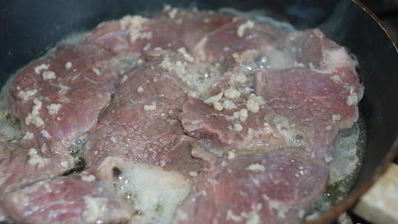 говядина в имбирно-медовом соусе