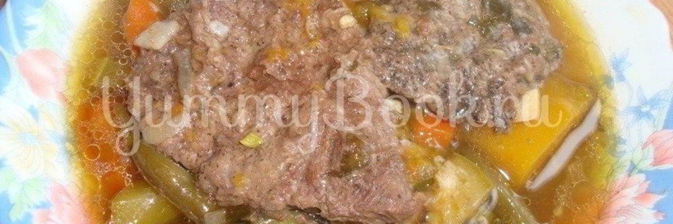 Говяжьи отбивные с овощами в мультиварке