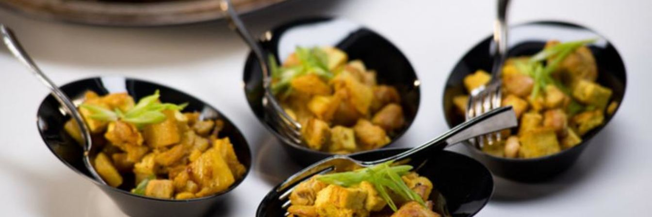 Индейка с ананасом и карри