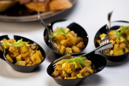 Индейка с ананасом и карри