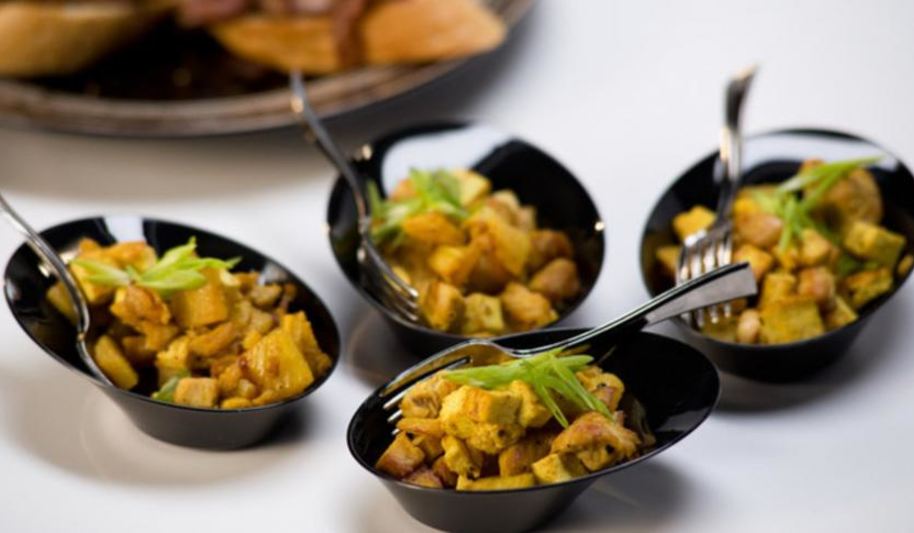 Рецепт индейки с ананасом и карри