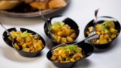 индейка с ананасом и карри