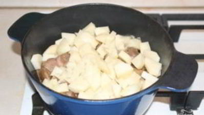 индейка с картофелем