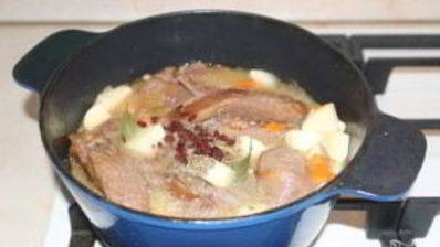 индейка с картофелем