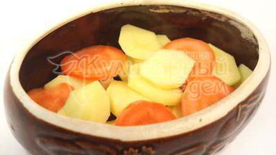 индейка с овощами