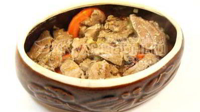 индейка с овощами