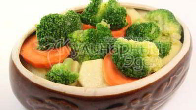 индейка с овощами