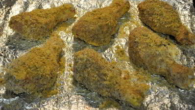 хрустящие куриные ножки