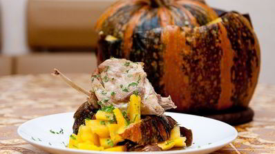 кролик в тыкве