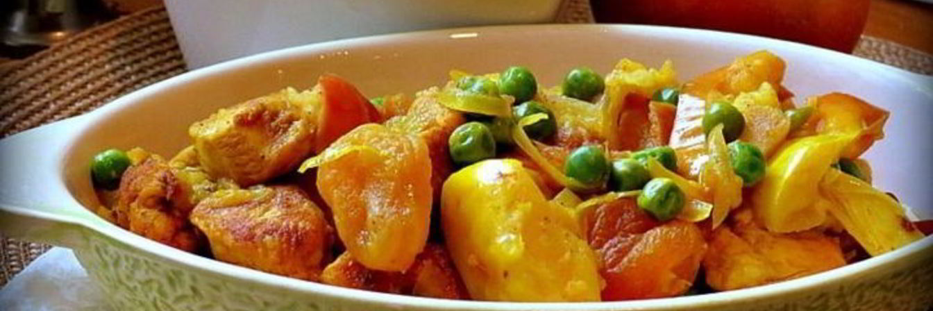 Куриное карри с яблоками