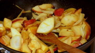 куриное карри с яблоками