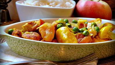 куриное карри с яблоками
