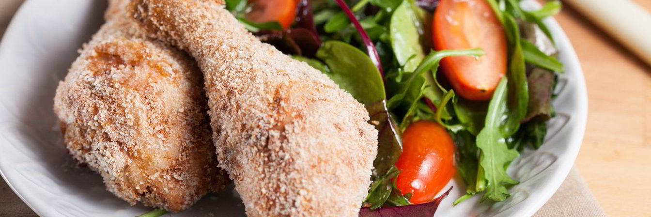 Куриные голени в панировке