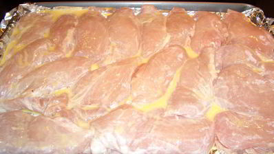 куриные грудки с кукурузными хлопьями