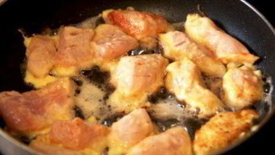 куриные кусочки в яйце