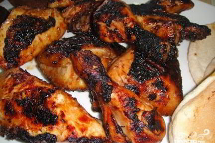 Курица на решетке