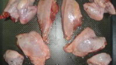 курица на решетке