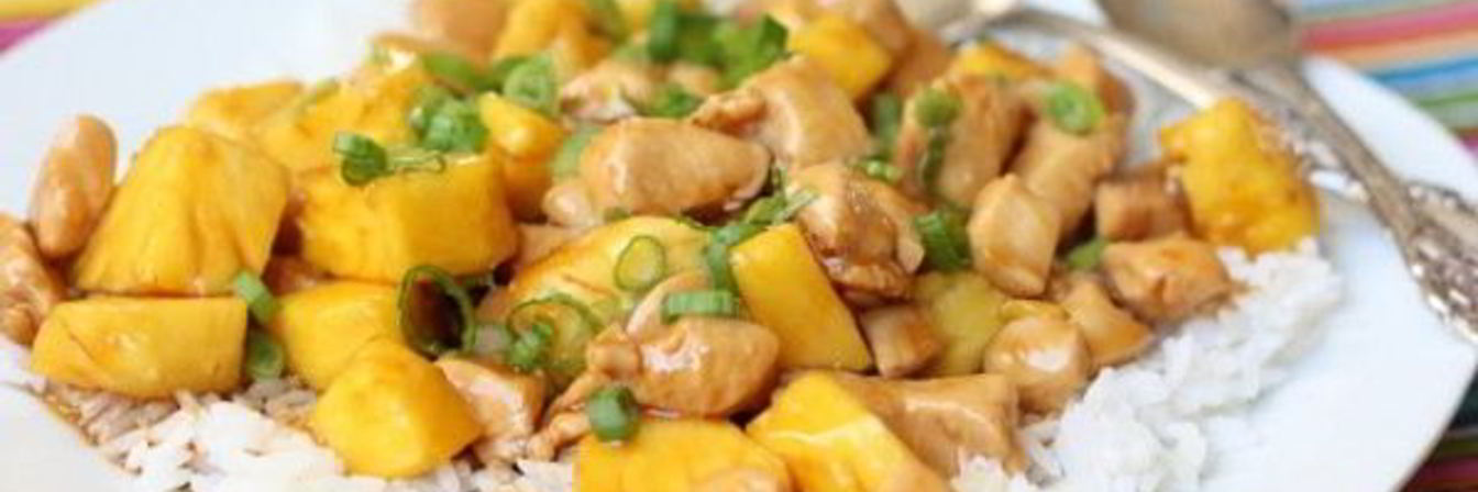 Курица с ананасами в мультиварке