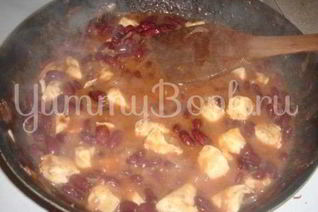 Курица с фасолью