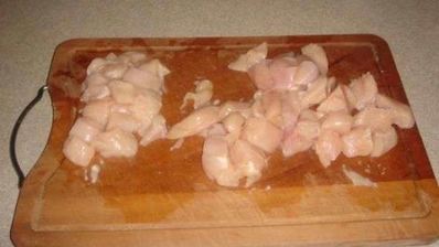 курица с фасолью