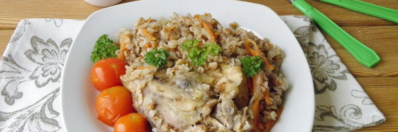 Курица с гречкой в мультиварке