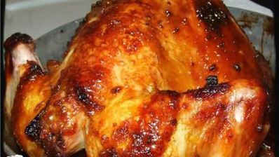 курица в медовой карамели с мандариновым соусом