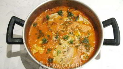 курица в сметанно-томатном соусе