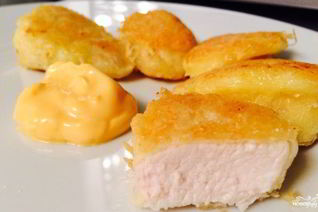 Курица в сырной панировке