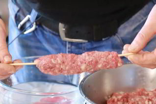 Люля-кебаб в беконе