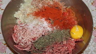 люля-кебаб в беконе