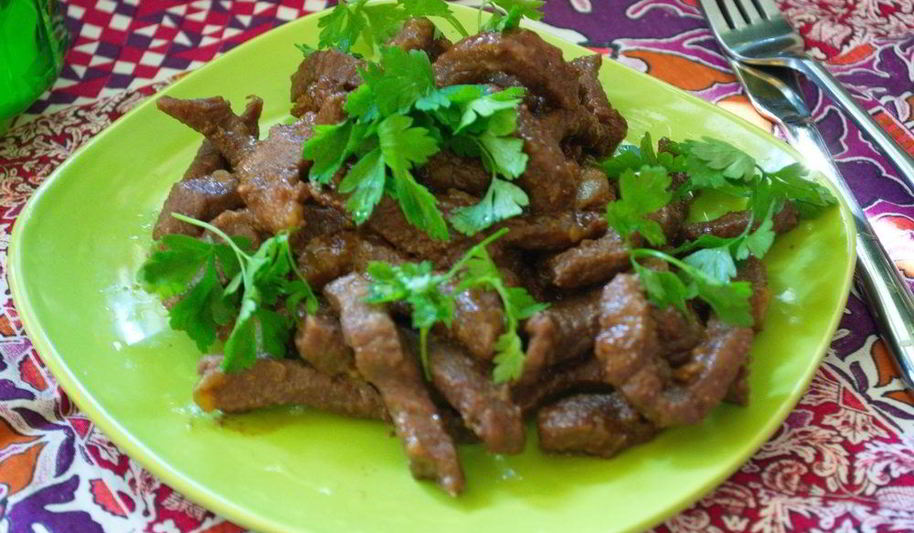 Рецепт мяса под соусом терияки