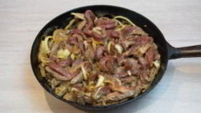 мясо под соусом терияки