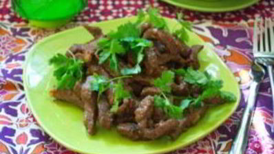 мясо под соусом терияки