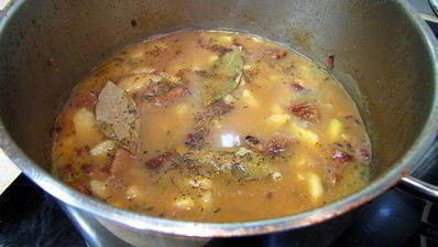 мясо, тушеное с картофелем