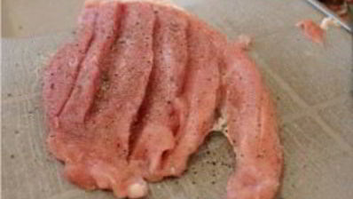 мясо в чесночном соусе