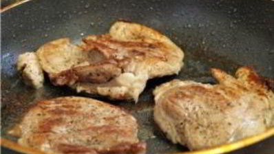 мясо в чесночном соусе