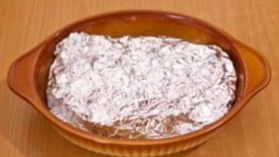 мясо в слоеном тесте