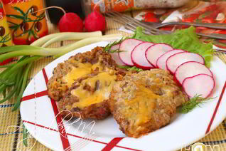 Отбивные из телятины с сыром