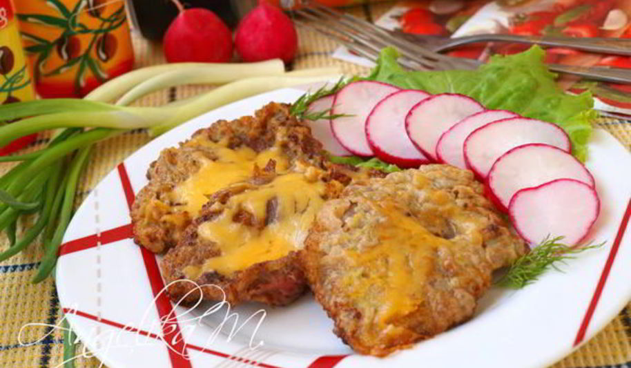 Рецепт отбивных из телятины с сыром