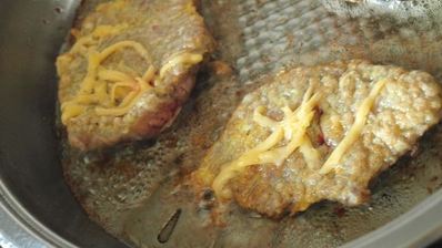 отбивные из телятины с сыром